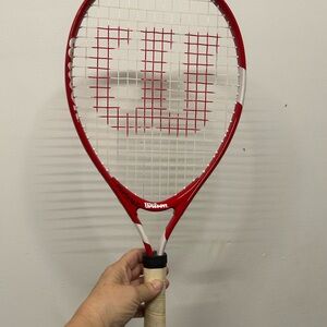 Wilson Red Tennis Racket